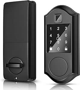 Fingerprint Smart Door Lock, Bluetooth Electronic Deadbolt Locks, Keypad Digital Lock