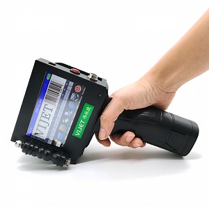 [Hot Item] 12.7mm Tij Inkjet Printer Handheld Bar Code Qr Code Printer HP Multi-Language