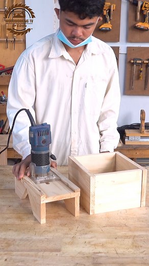 19K views · 230 reactions | Incredible box junction made with a router jig and methods #carpenter #routerjig #joinerytechnique #woodcraft #technique #handmade #homeuse #Tools #art #carpentry #woodworking #woodworkingtips #tips #Design #Jigsaw #woodart #interiordesign #tricks #furniture #homedecore | Woodworking TV | Facebook