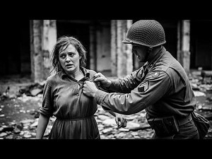 “Please Don’t Hurt Me”—German Woman POW Shaken as American Soldier Suddenly Grabs Her Clothing