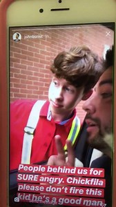 Special shout out to John Crist for visiting the Huffman Mill location! Thanks for the post on Instagram today. Did you get the Chicken Strips or Chicken Nuggets? 😂 | Chick-fil-A Burlington