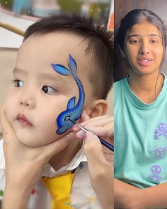 This girl makes realistic dolphin art 😍#drawing #art #reaction | Mahi