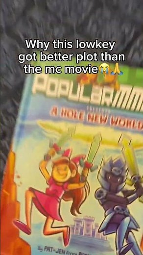 Popularmmos book got better plot than the Minecraft movie 💀