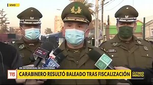 #rtvvisionnoticiaschile 🔴 CARABINERO ESTA EN RIESGO VITAL RECIBIÓ DISPARO EN LA BOCA Carabinero recibió un disparo en la boca tras fiscalización en Intermodal de La Cisterna: “Se encuentra sin riesgo vital, consciente. Fue trasladado en helicóptero” | RTV Vision Noticias