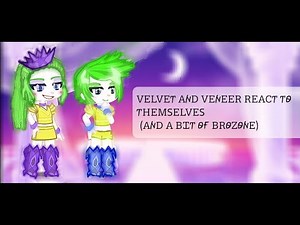 𝚅𝚎𝚕𝚟𝚎𝚝 𝚊𝚗𝚍 𝚅𝚎𝚗𝚎𝚎𝚛 𝚛𝚎𝚊𝚌𝚝 𝚝𝚘 𝚃𝚑𝚎𝚖𝚜𝚎𝚕𝚟𝚎𝚜 (𝙰𝚗𝚍 𝚊 𝚋𝚒𝚝 𝚘𝚏 𝙱𝚛𝚘𝚣𝚘𝚗𝚎)