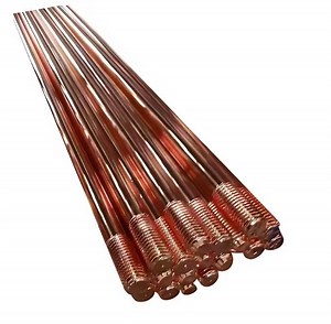 [Hot Item] Grounding Copper-Clad Steel Grounding Rod, Copper-Plated Steel Grounding Pole Wire Grounding Rod