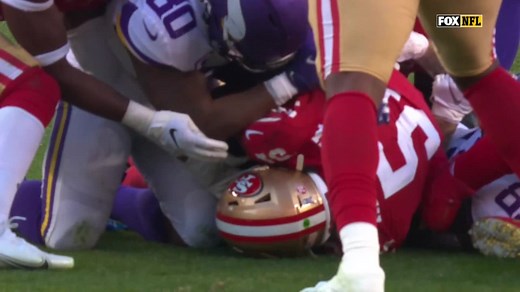 49ers' D disrupt Cook run with fumble recovery