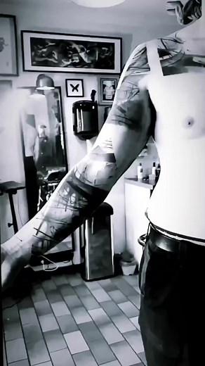 8.4K views · 141 reactions | Thanks Hugo. It was a real pleasure to create this tattoo. See you the next time in Montreal . Freehand. | Belly Button Tattoo Shop | Facebook