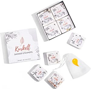 Shower Steamers – Heavenly Shower Bombs Aromatherapy – Pack of 8 in 4 fragrances - Lemongrass, Lavender, Rose, Eucalyptus and Mint Shower Steamers