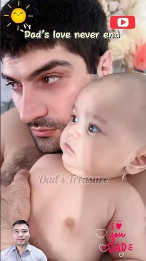 Dad’s Love Never Ends #baby #dad #love #cute