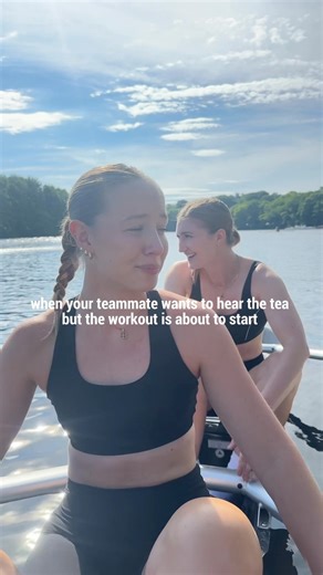 Wait until after the workout, kitten whiskers 🙄 | Hydrow