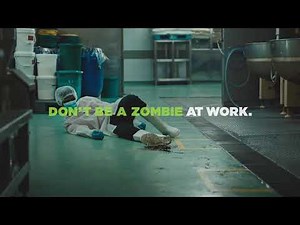 Zombie Food Manufacturing Worker (Slips, Trips and Falls)