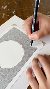 Perfect portal into the unknown 🖤✨ #DaniloRReyesArt #Drawing #AbstractArt #Zentangle #Creativity #FBlifestyle #Art 📸 | Danilo Rodriguez Reyes