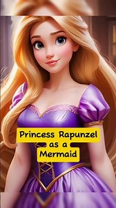 Princess Rapunzel as a Mermaid #disney #princess #rapunzel #ai #musicvideo #aiart #mermaid #viral