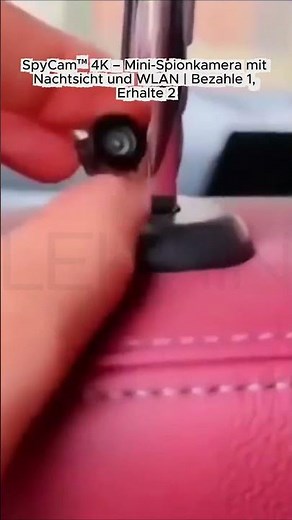 SpyCam™ 4K – Mini-Spionkamera mit WLAN & Nachtsicht | Kaufe 1 = Erhalte 2!