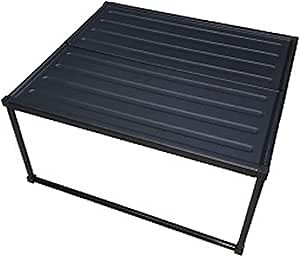 Red Suricata Camping & Beach Table - Folding Portable Lightweight Metal Picnic Table for Outdoors, Camp, Hiking & Trekking (Medium)