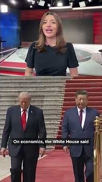 What was discussed during Trump's China visit?