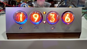 Nixie Tube Clock Isn’t Just A Clock