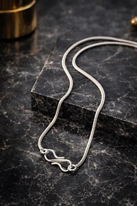 Sterling Silver Box Chain Necklace | Unisex Pendant Chain, 18 Inch - Etsy Australia