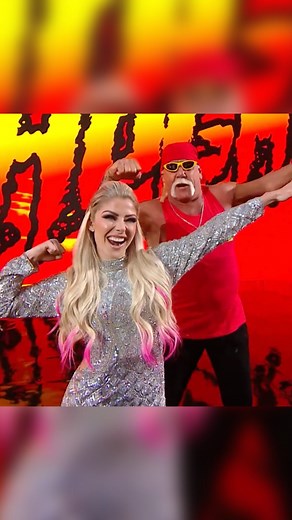 alexa fan site ᣲ. on Instagram: "alexa sharing a wrestlemania moment with hogan was everything ⚡️. #alexabliss"