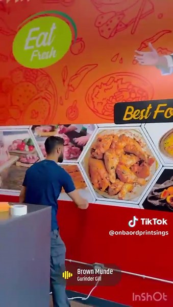 On board print and signs on TikTok