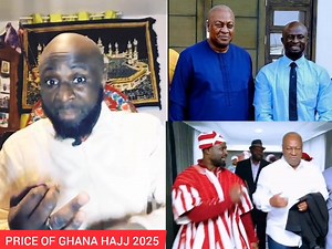 3.5K views · 92 reactions | PRESIDENT OF GHANA JOHN DRAMANI MAHAMA REDUCED GHANA HAJJ A FARE FROM 75,000 TO 62,000 REDUCTION OF 13,000 GH CEDIS. $4,130. | Peace Dawah Media | Facebook
