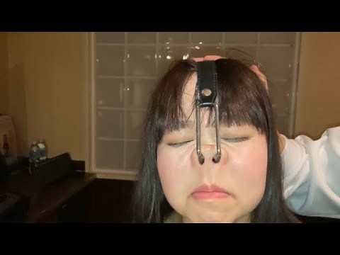 鼻フック、三方向鼻フック、鼻責め、顔責め、白目、豚鼻、鼻くそ、鼻毛観察、開口器、鼻フックペットボトルPART2【美月26歳】15分18秒