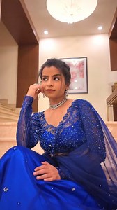 1.5M views · 22K reactions | Classy in Blue  | Sivaangi Krishnakumar | Sivaangi Krishnakumar | Facebook