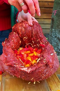 Stuffed steak: huge, delicious, and filling | Fabiosa Digest