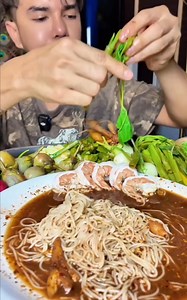 🔥🤤 Spicy Thai Shrimp Noodles ASMR – So Addictive! Soft noodles fresh shrimp drenched in bold Thai sauce… late night cravings unlocked 😋🎧 Don’t watch on mute! #FoodReels #ASMRVideo #ThaiSauce #ShrimpASMR #NoodleASMR #ViralFood #TrendingReels #FYPシ #MukbangASMR #SatisfyingSounds #Foodie #ComfortFood | ASMR Mukbang Thailand