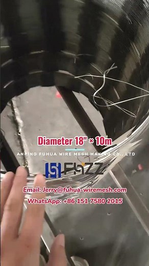 FHZZ® SS430 Stainless Steel Razor Wire Concertina Barbed Tape CBT-65 18″ Security Razor Ribbon