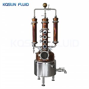 [Hot Item] Bourbon Whisky Alembic Brandy Rum Copper Pot Still for Sale