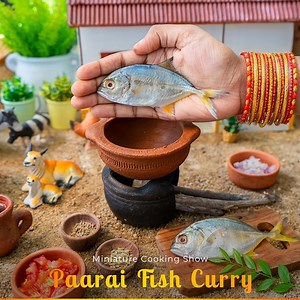 🦈 Paarai Fish Curry Dosa 🐟 In Miniature 🔥 | Miniature Cooking Show