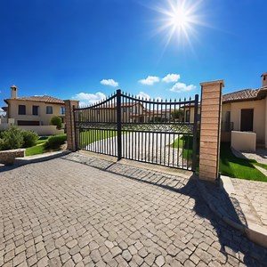 [Hot Item] Automatic Doors Electric Driveway Swing Gate - Weatherproof and Elegant Construction