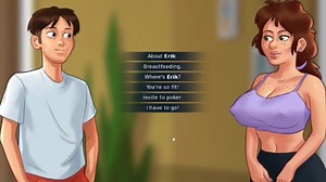 Summertime saga morning walk