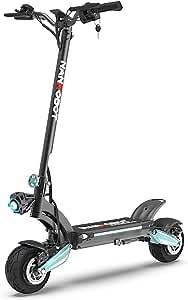 Amazon.com: NANROBOT Lightning Electric Scooter, 1600W Motor 8.5 Inch Upgraded Pneumatic Tires, EVE&BMS Battery System, Range Up to 25 Miles and 30 MPH Adult LCD Meter Electric Scooter : Sports & Outdoors