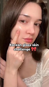 Korean glass skin challenge 🧊 how to get Korean glass skin at home #glassskin #skincare #kbeauty