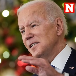 President Joe Biden passionately defended his Build Back Better plan after he made an address from the White House on COVID-19 ahead of the holidays. "What do you do if you're a mom and a dad working for minimum wage, busting your neck? Biden said after touching on the high price for children's diabetes medication. "You look at your kid, and you know if you don't get that drug for him, if he's not able to take that, what happens? He could go into a coma, maybe die." Thumb: Getty | Newsweek