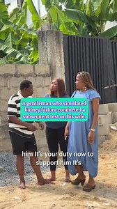 20K views · 294 reactions | A gentleman who simulated kidney failure conducted a subsequent test on his wife, which yielded the following result. | Mhiz Chukwuma Rejoice | Facebook