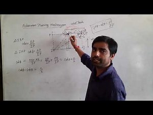 Ackerman steering mechanism#polytechnic #diploma engineering