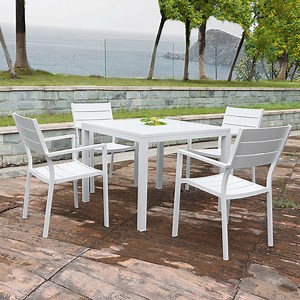 [Hot Item] Kd Design High Quality Black Table Outdoor Corner Dining Set