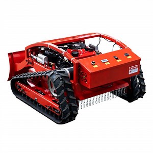 [Hot Item] Hot Sale OEM Rubber Crawler Remote Control Lawn Mower Garden Use Grass Cutting Machine