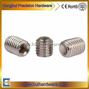 [Hot Item] Stainless A2-70 Hexagon Socket Set Screw with Flat Point M1.6-M8