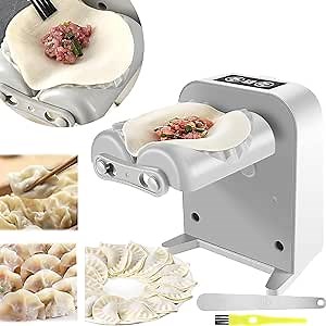 Amazon.com: Ihvewuo Electric Dumpling Maker Machine, 2023 Automatic Maker, USB Rechargeable Mold with 2 Gears Washable Household Large Empanada Ravioli Press Machine for Wrapper Dough Home Kitchen,Gray : Home & Kitchen