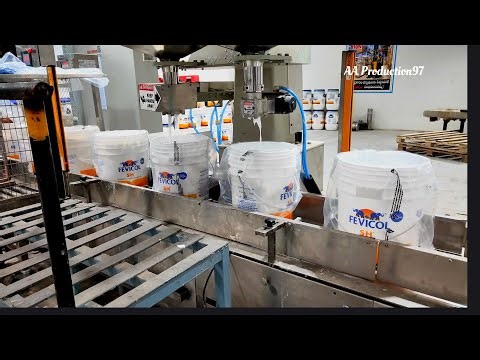 Industrial Fevicol Packing machine | फेविकोल कैसे बनता है #fevicol #pidilite #packingmachine