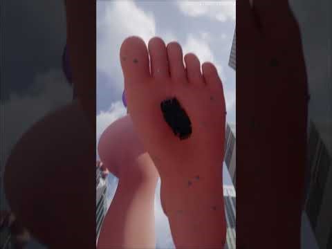 Giantess Tracer Street Growth & Stomp