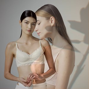 Inspired by the timeless Magnolia flower, the Premium Magnolia Lace lingerie is an ode to grace and femininity. Shop Now: https://my.triumph.com/products/magnolia-lace-non-wired-push-up-deep-v-bra-10218433-00ek #ItsPersonal | Triumph