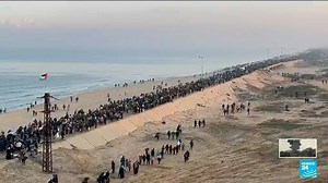 2.8K views · 82 reactions |  Tens of thousands of Palestinians returned to the most heavily destroyed part of the Gaza Strip as Israel lifted its closure of the north for the first time since the early weeks of the 15-month war with Hamas in accordance with a fragile ceasefire  | FRANCE 24 English | Facebook