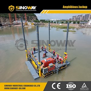 [Hot Item] China Excavator Dredging Modular Barge System Jack up Barge Haju-1