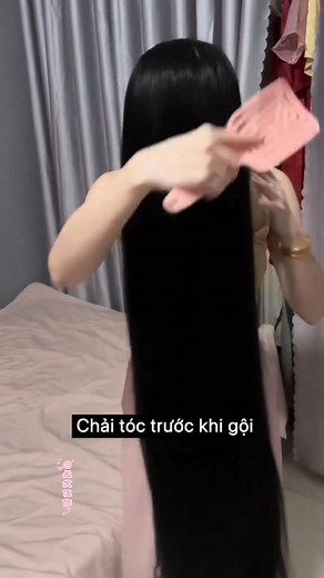 Girlfriend getting ready for a date with her hair loving boyfriend.....! 😍🥰😘😙😚 | Love for Long Hair